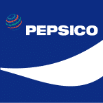 Icono en versión negativa del grupo Pepsico