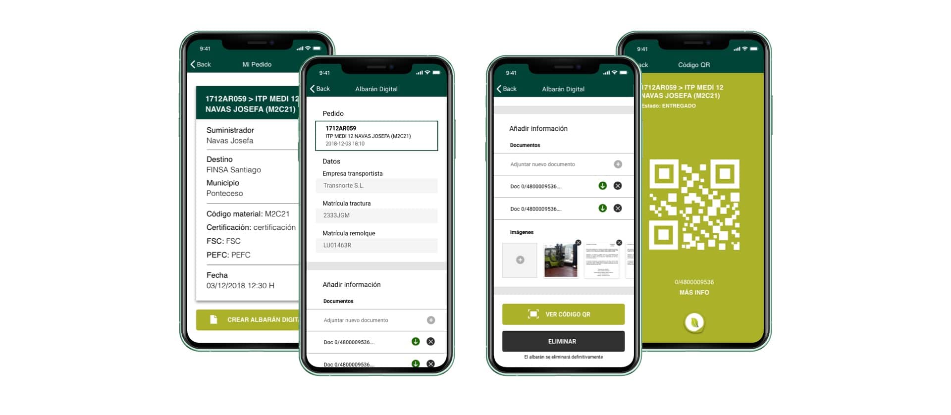 ENCE Logistica mockups 2 ENCE Logistica mockups 2